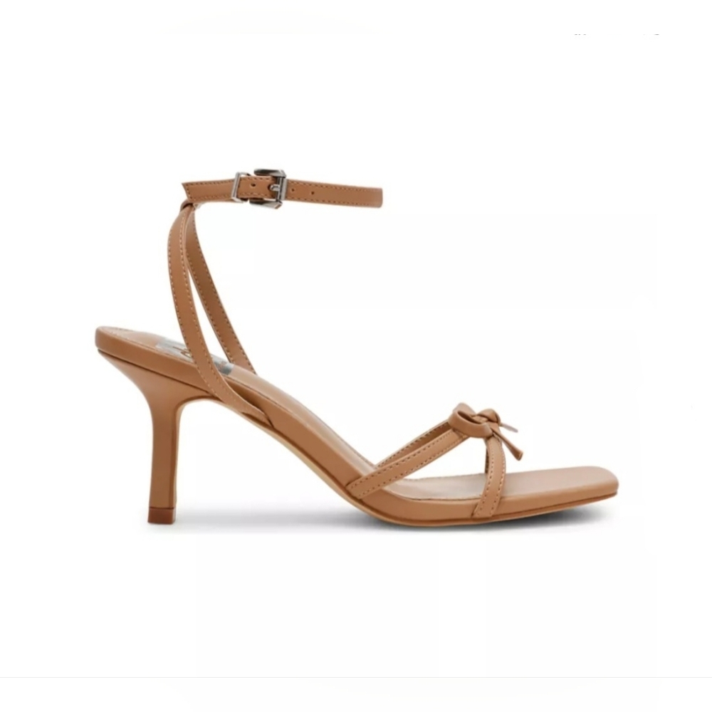 DV by Dolce Vita Zidane Women's Tan Bow Heeled Sandals Sz 10 Caramel - Picture 3 of 14